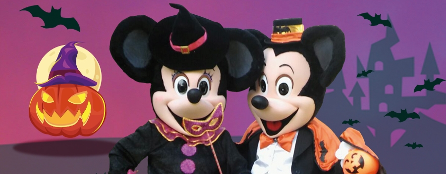 Halloween avec Mickey et Minnie